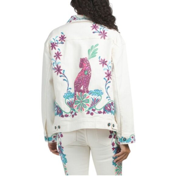 JOHNNY WAS The Classic Denim Jacket - Picture 3 of 6